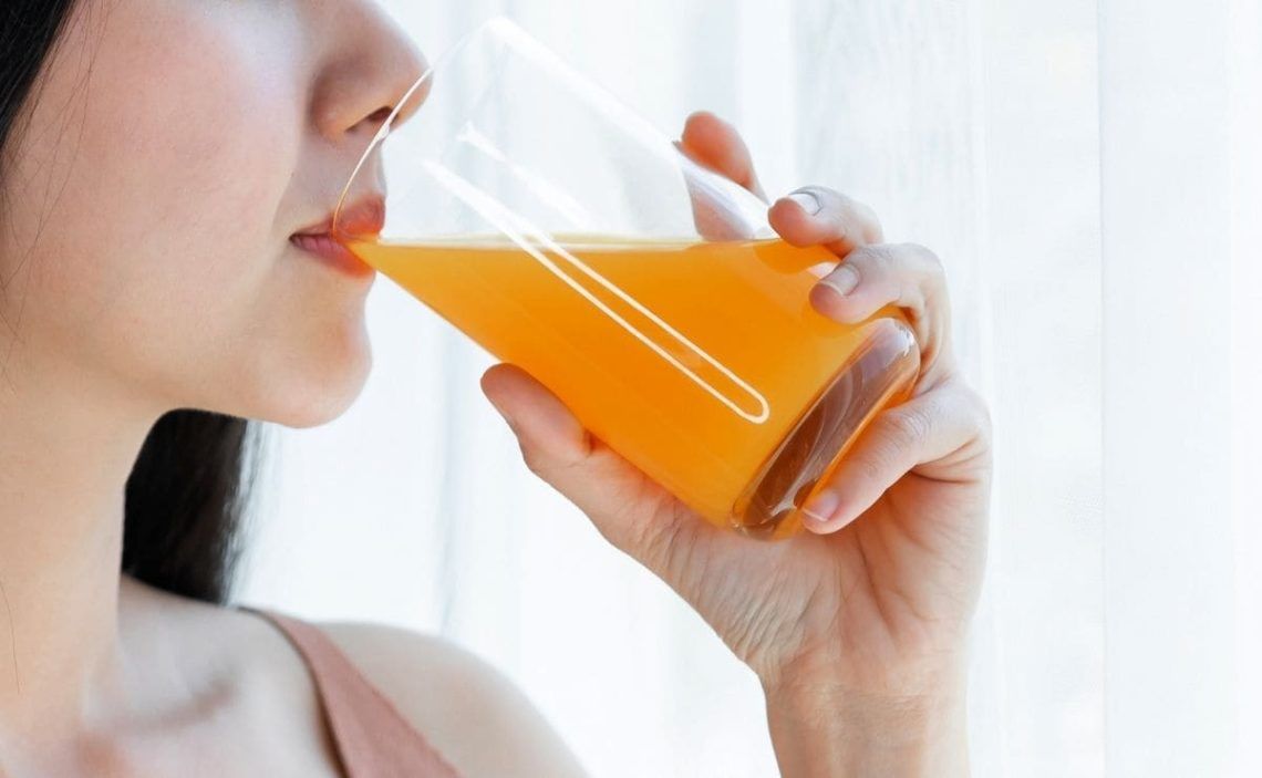 Orange juice fasting food