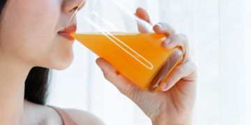 Orange juice fasting food