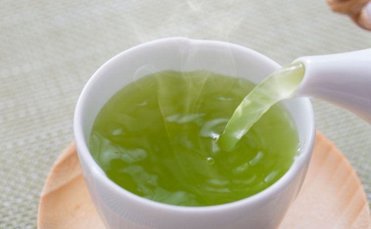 green tea at night