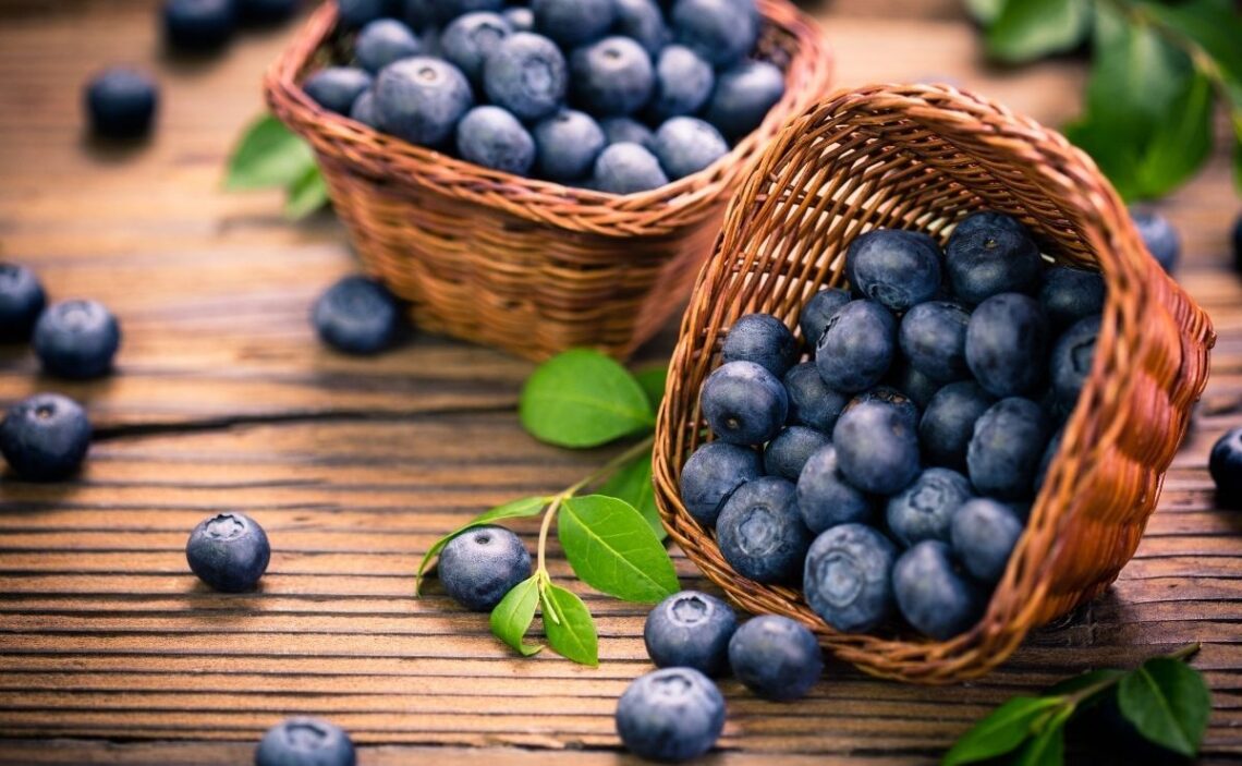 Blueberries can be a tasty and light snack.