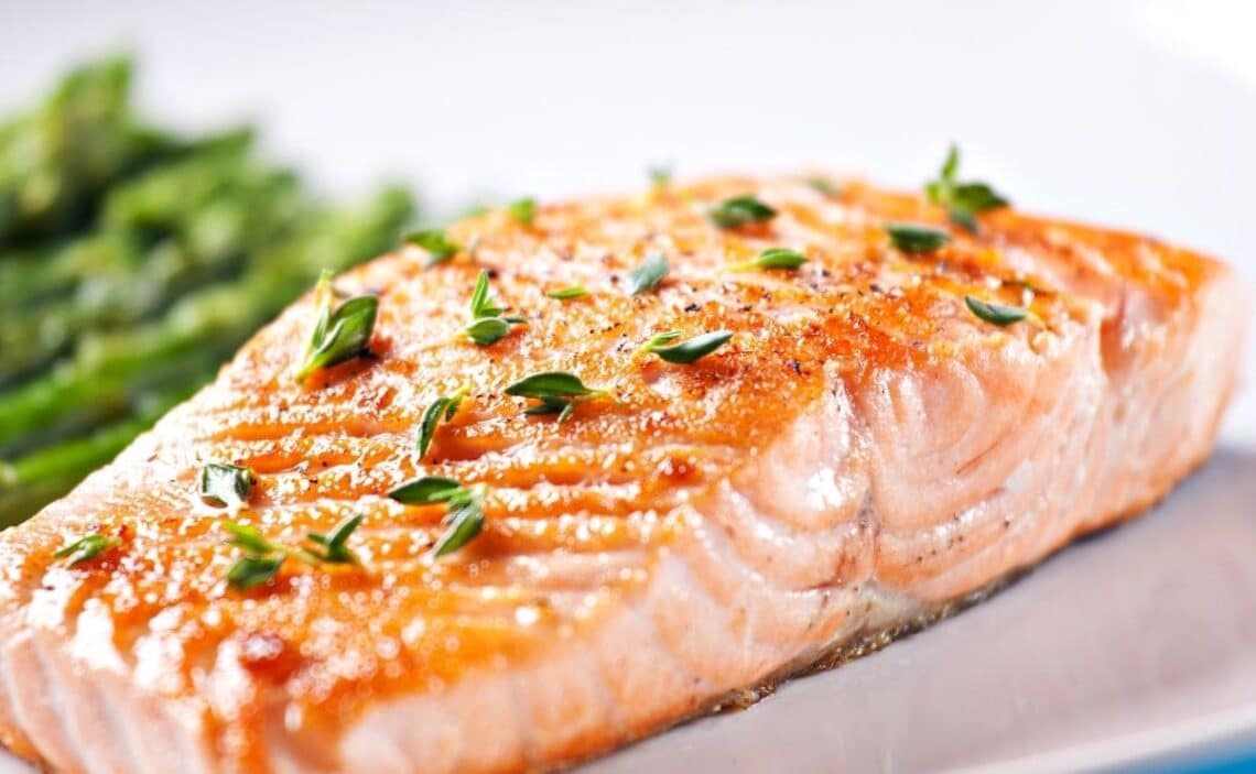 Salmon and herring are fish high in B12.