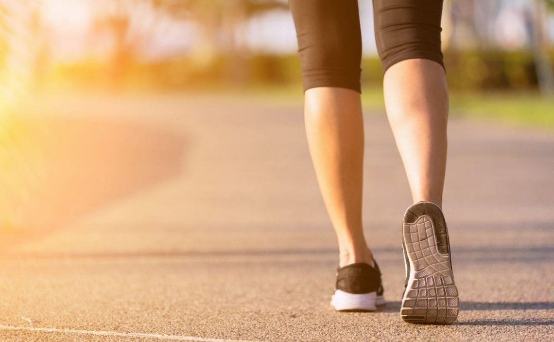Walking can be a good starting point for those who don't exercise much.
