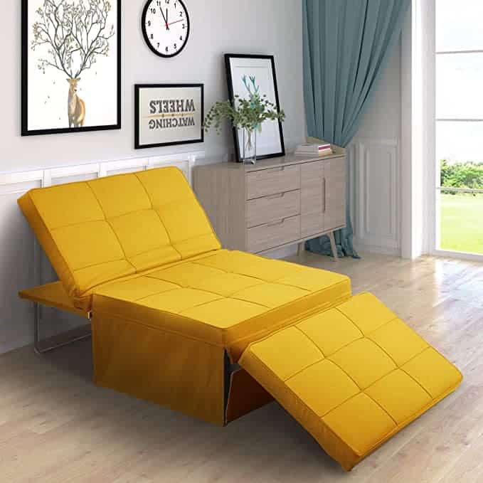 This sofa bed you can find it in yellow