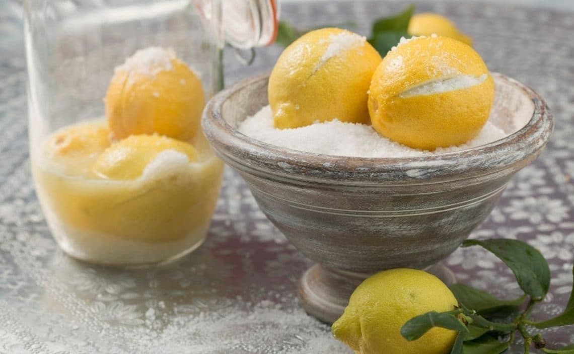 Lemon with salt
