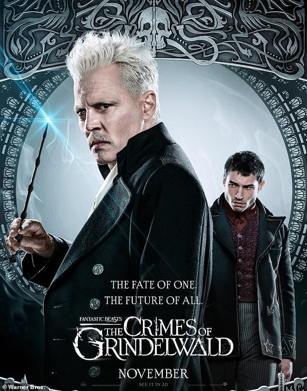 In the movie Fantastic Beasts and where to find it Johnny Depp has a role