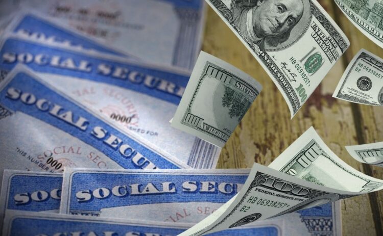 A large group of seniors gets new Social Security paycheck
