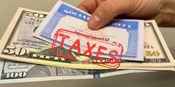 The amount of money in Social Security check could be lower because of taxes