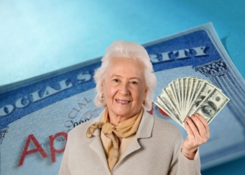 This is the amount a 70-year-old person collects from the Social Security check