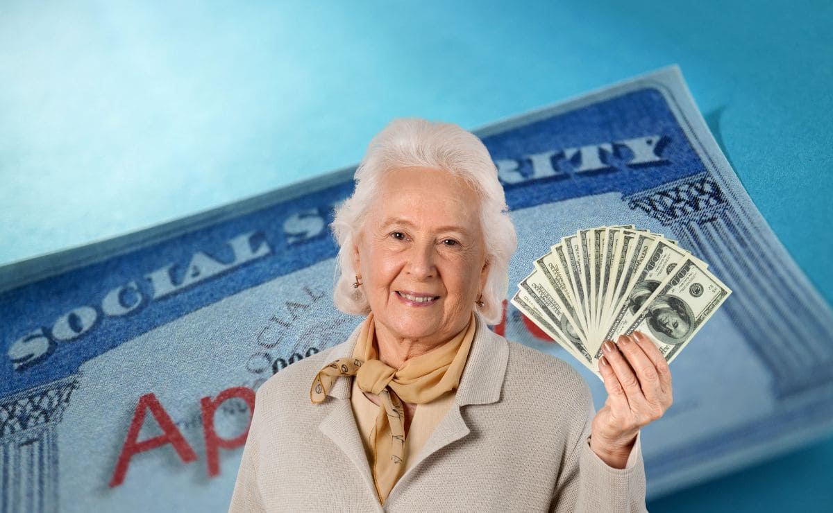 This is the amount a 70-year-old person collects from the Social Security check