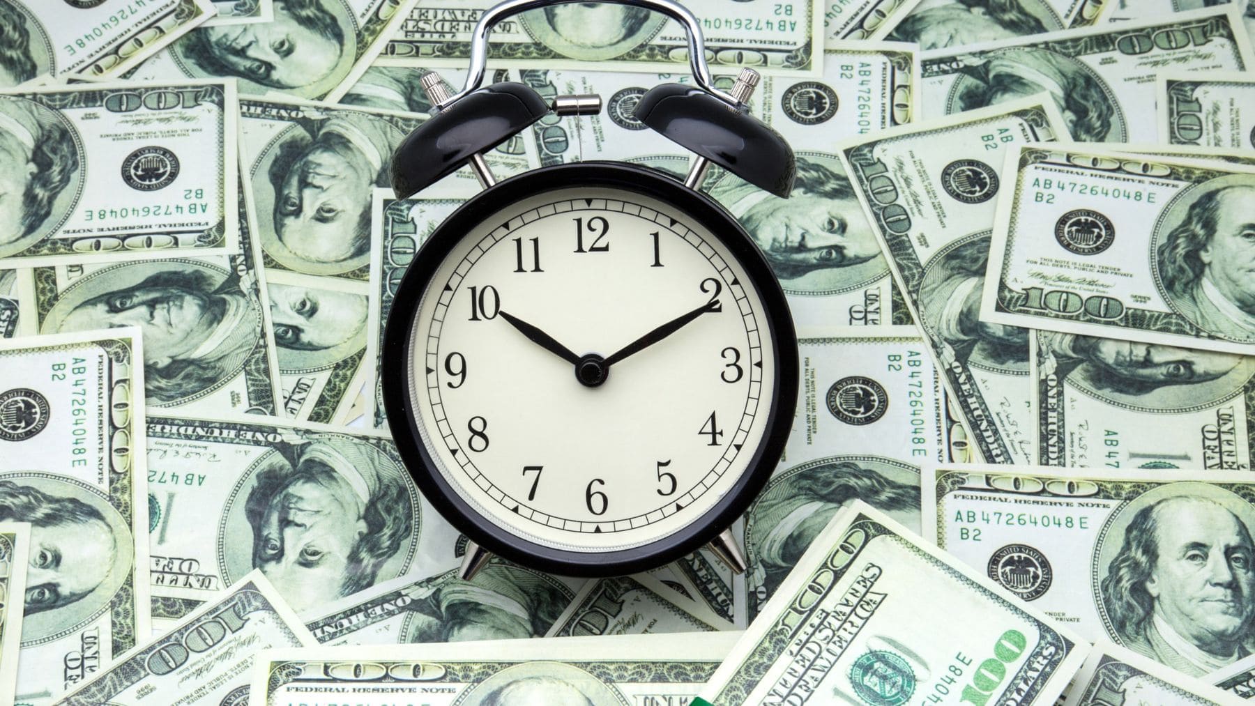 A clock and the money from the Supplemental Security Income