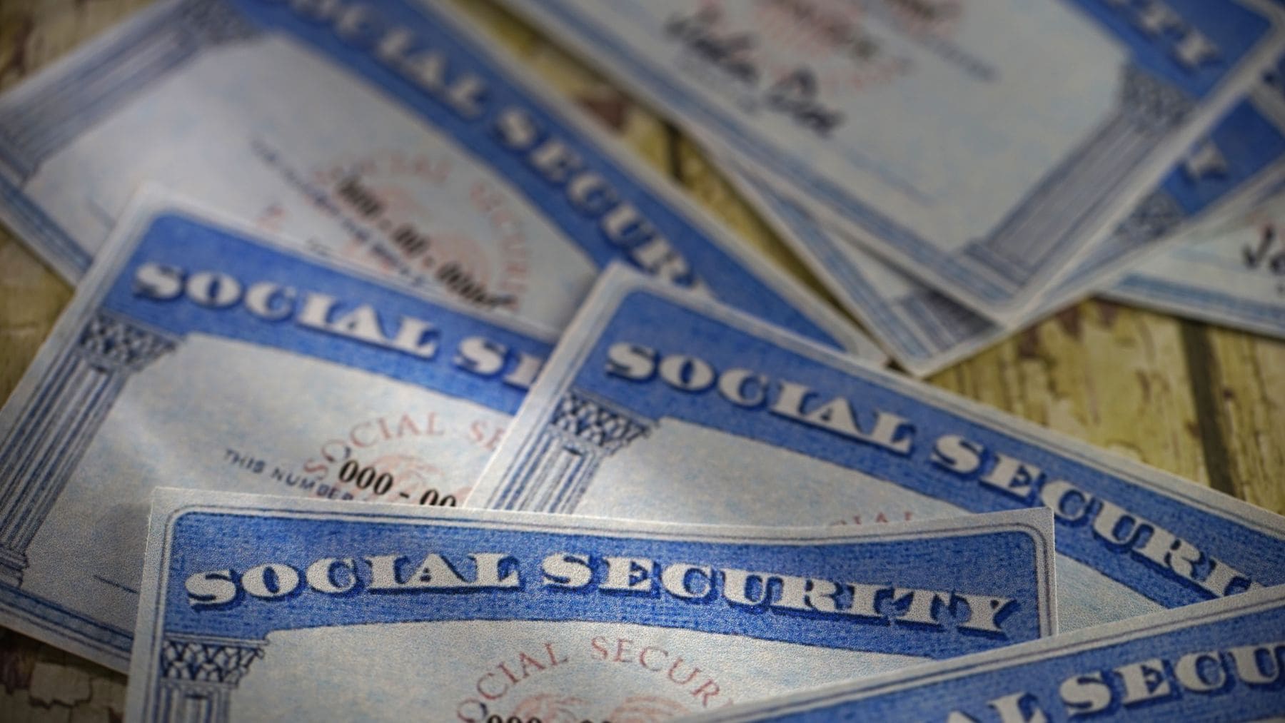 Some Social Security cards