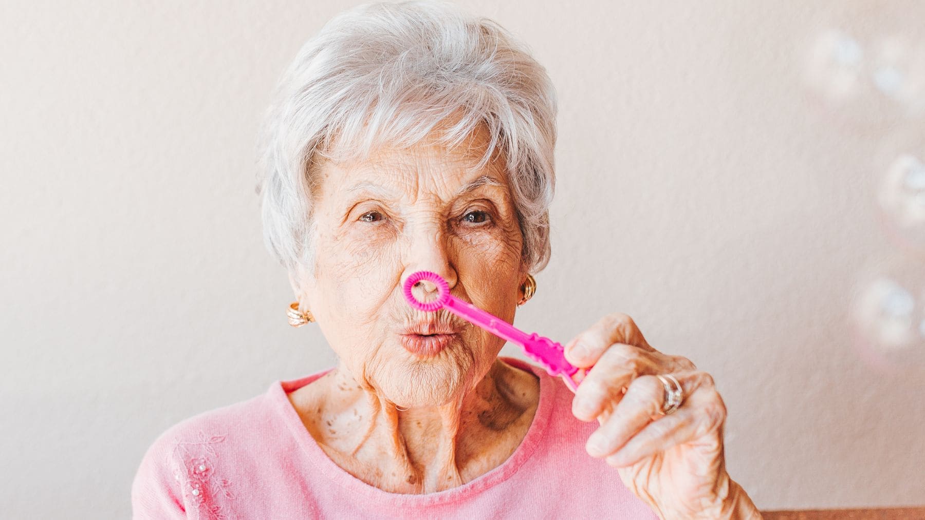 A Woman enjoying her retirement time