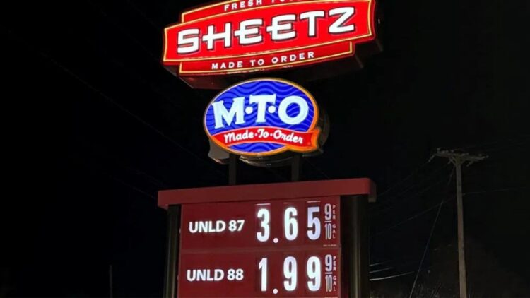 Price of 88 unleaded gasoline drops for Thanksgiving Day