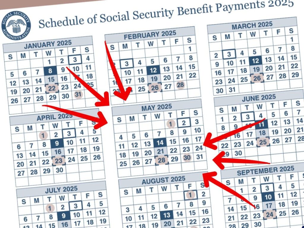 In May 2nd you can get the new Social Security payment
