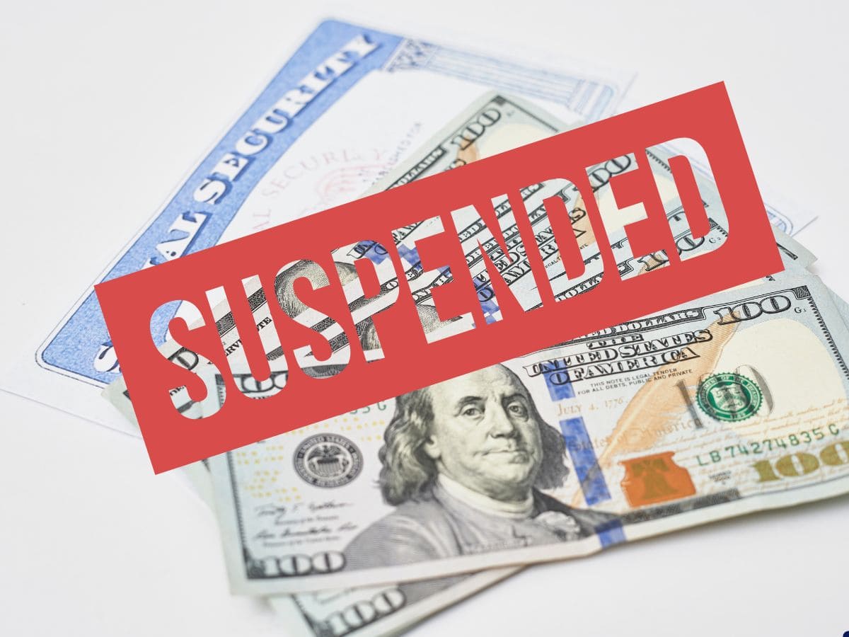 Your Social Security could be suspended