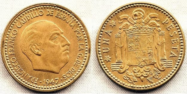 1 peseta de 1947