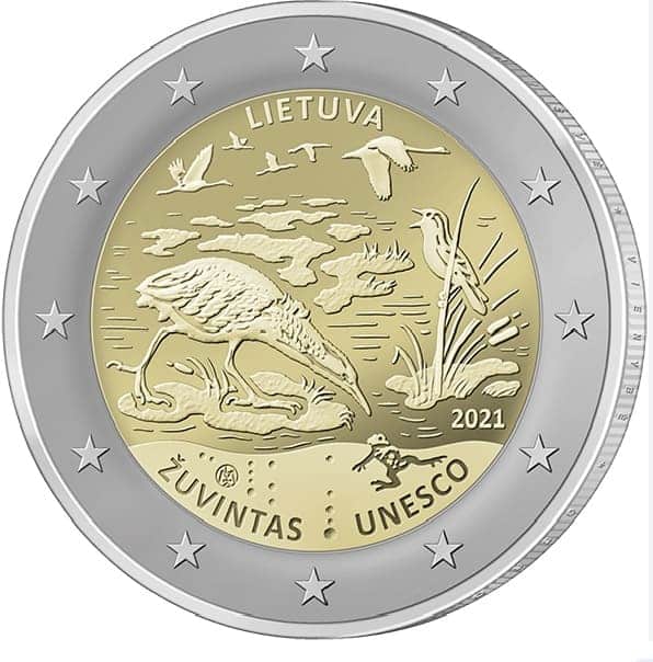 2 euros Lituania 2021