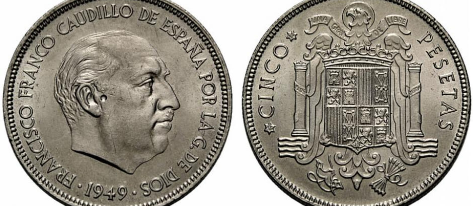 5 Pesetas de 1949