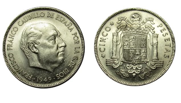 5 pesetas de 1949