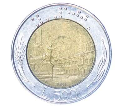 500 Liras italiana