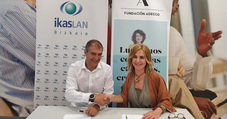 Fundación Adecco e Ikaslan Bizkaia, se unen para impulsar la formación  de personas con discapacidad
