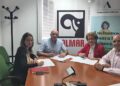 Firma del acuerdo entre Kalmar y Fundación Adecco
