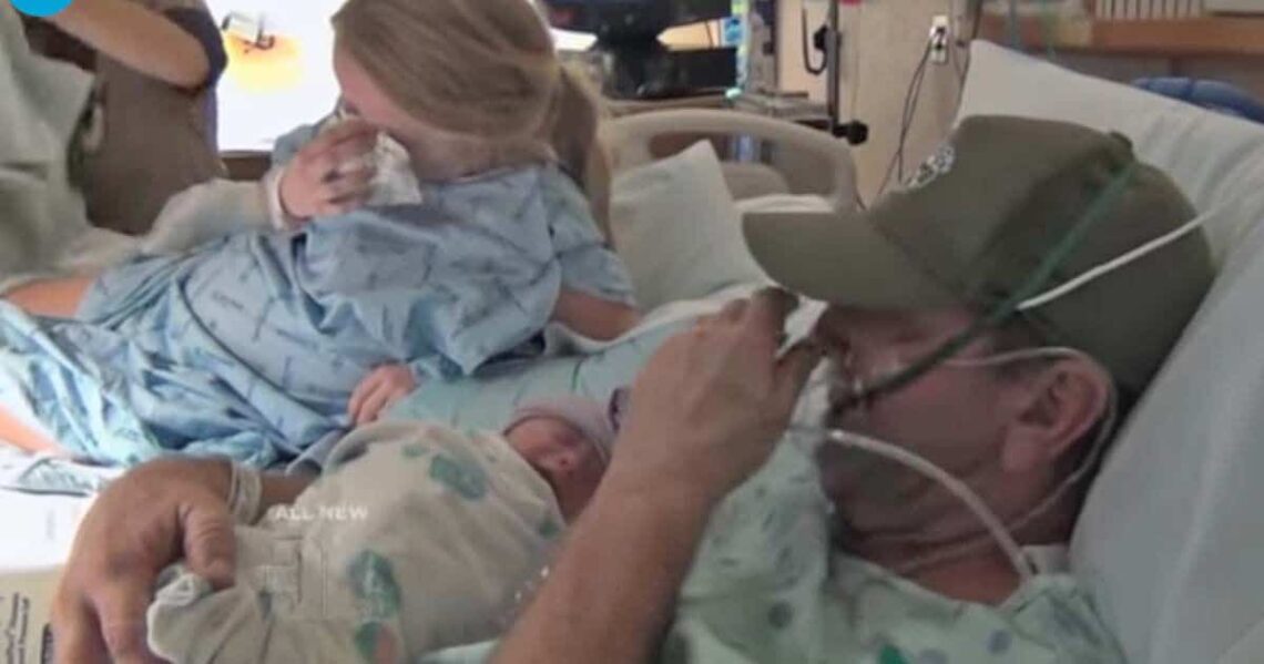 Adelanta su parto para que su marido con cáncer terminal conozca a su hija