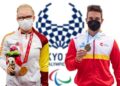 Adiaratou Iglesias y Adrian Mosquera en los Juegos Paralimpicos Tokio 2020