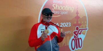 Doble oro para Ager Solabarrieta en el Mundial de Tiro con carabina