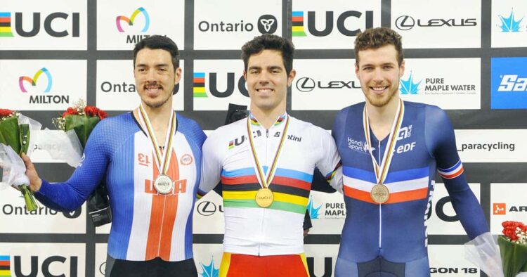 Alfonso Cabello, oro en el mundial de ciclismo paralímpico