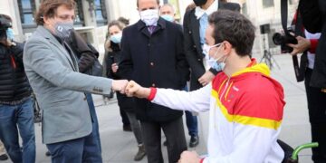 Almeida destaca a los deportista paralímpicos: "Son un ejemplo para la sociedad"