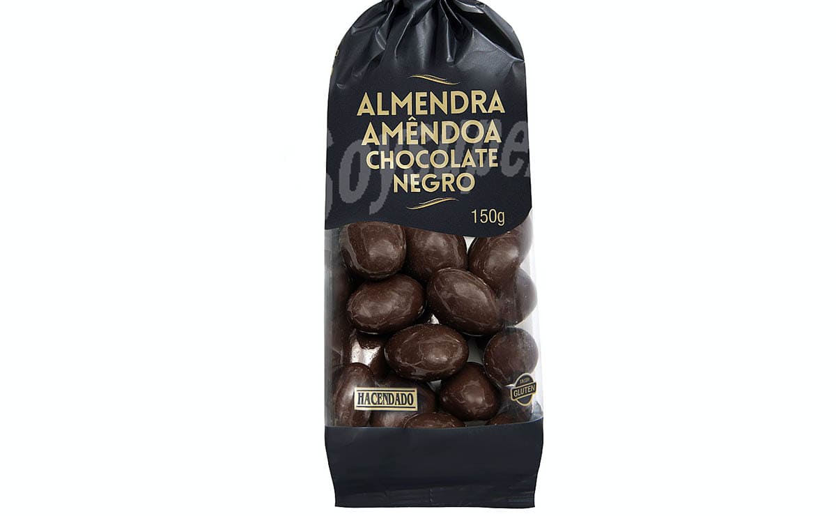 Almendras chocolate negro Mercadona