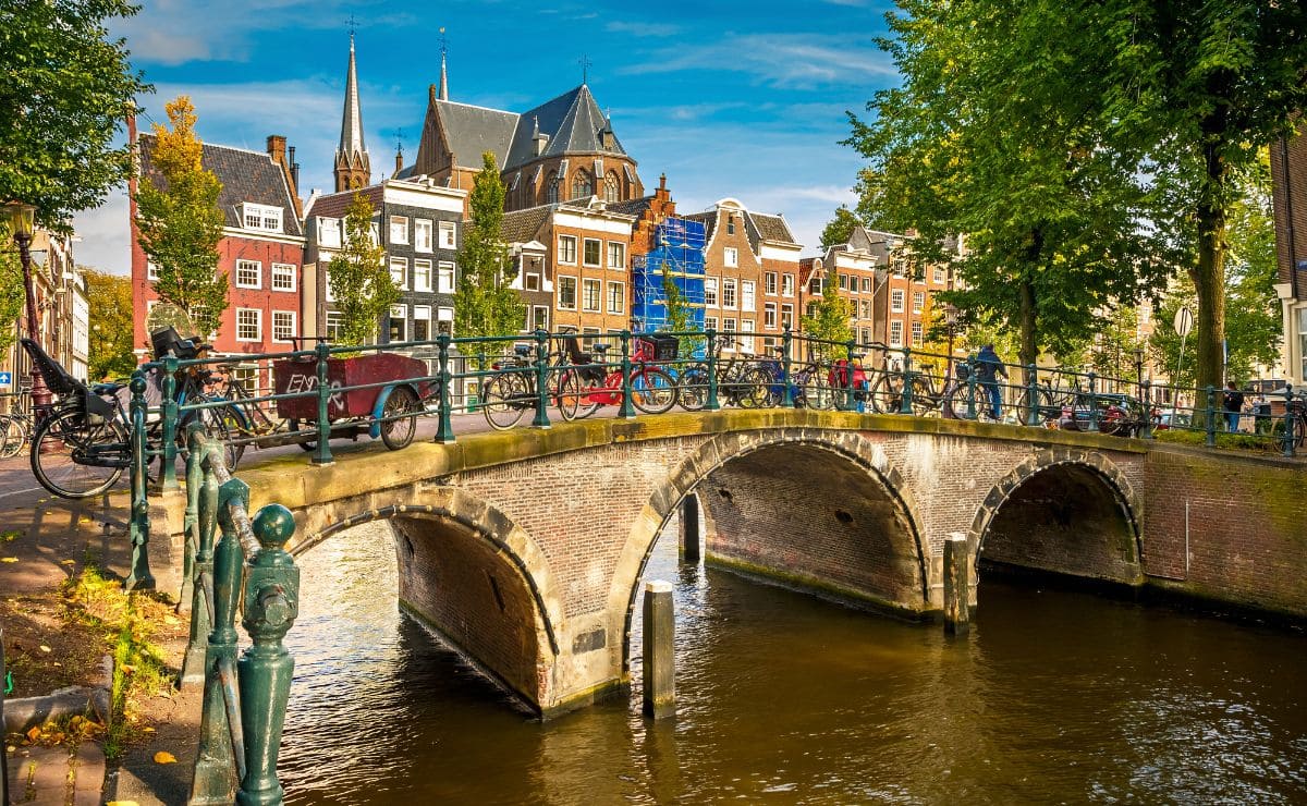 Vistas de la ciudad de Ámsterdam