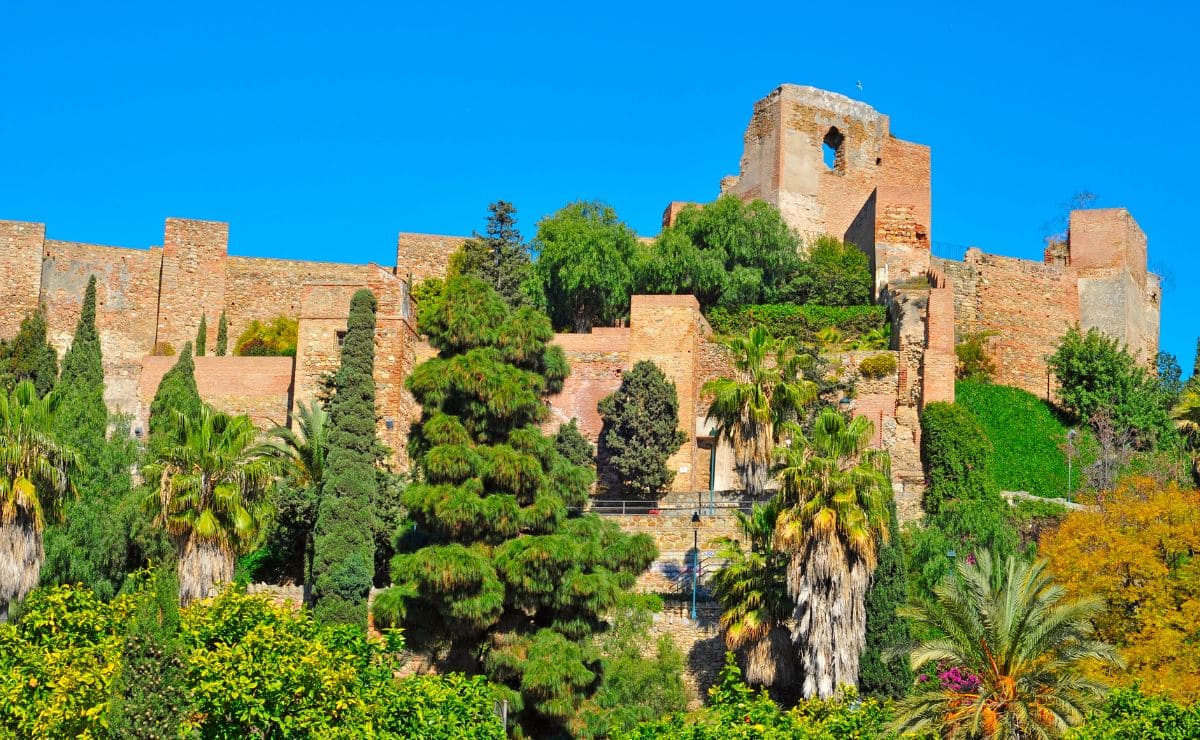 Andalucía - Castillos - Alcazaba de Málaga. Canva