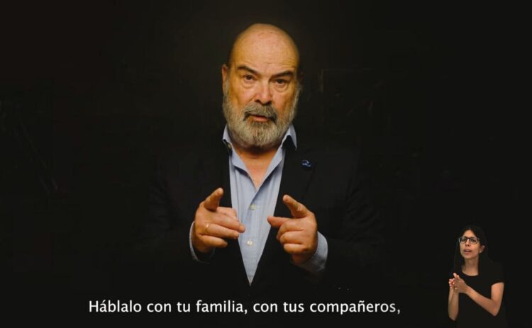 Antonio Resines aparece en el spot de la CNSE de la campaña ¡Stop Bullying!