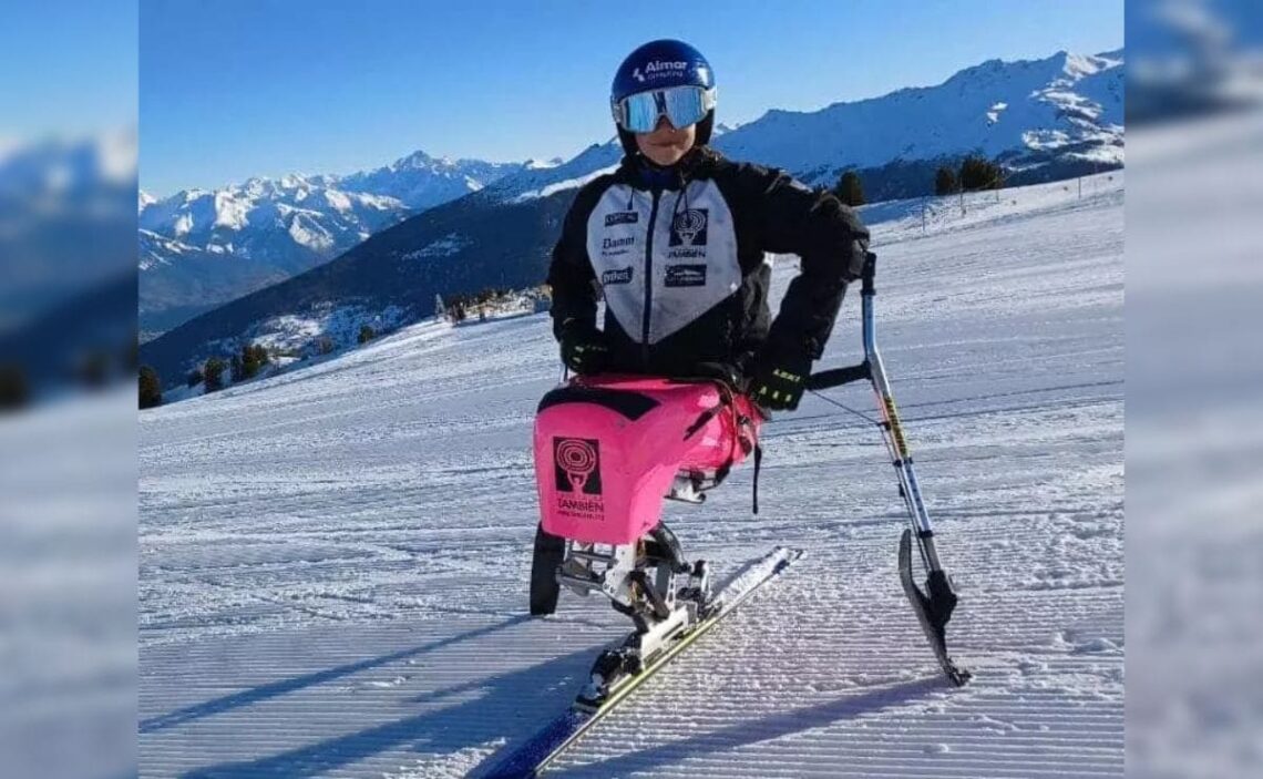 Audrey Pascual consigue un oro y dos platas en su debut en la Copa del Mundo de Esquí Alpino Adaptado