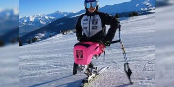Audrey Pascual consigue un oro y dos platas en su debut en la Copa del Mundo de Esquí Alpino Adaptado