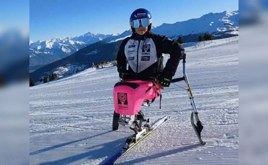 Audrey Pascual se proclama campeona en la Copa de Europa de esquí alpino adaptado