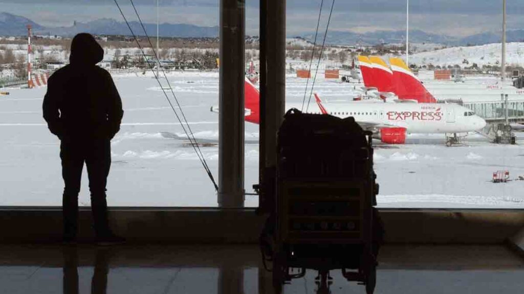 Vuelos cancelados en el aeropuerto Adolfo Suárez