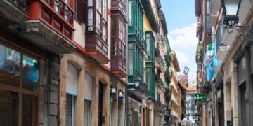 Calle del centro del Bilbao, una de las grandes joyas del País Vasco