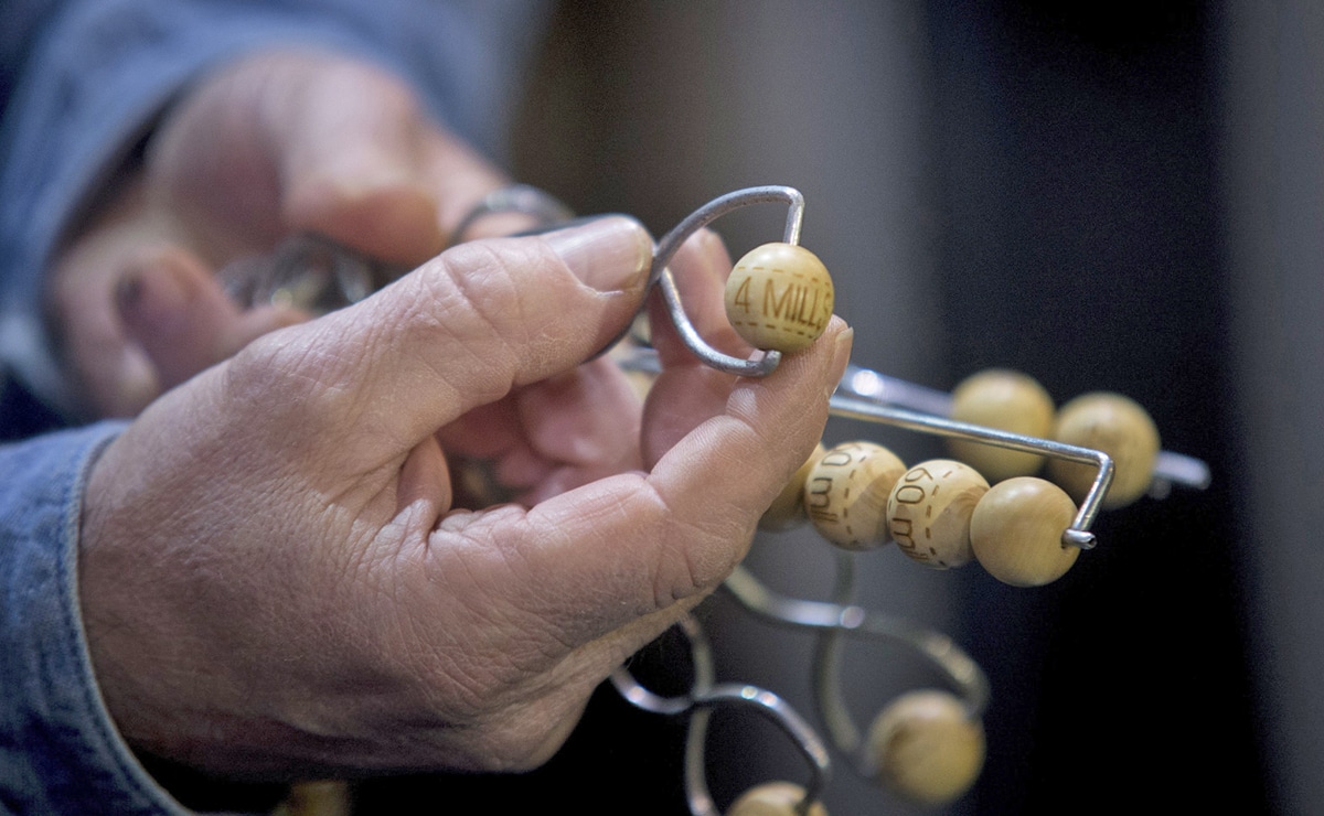 Bolas del sorteo de la Lotería de Navidad