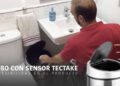 Cubo de basura con sensor TecTake