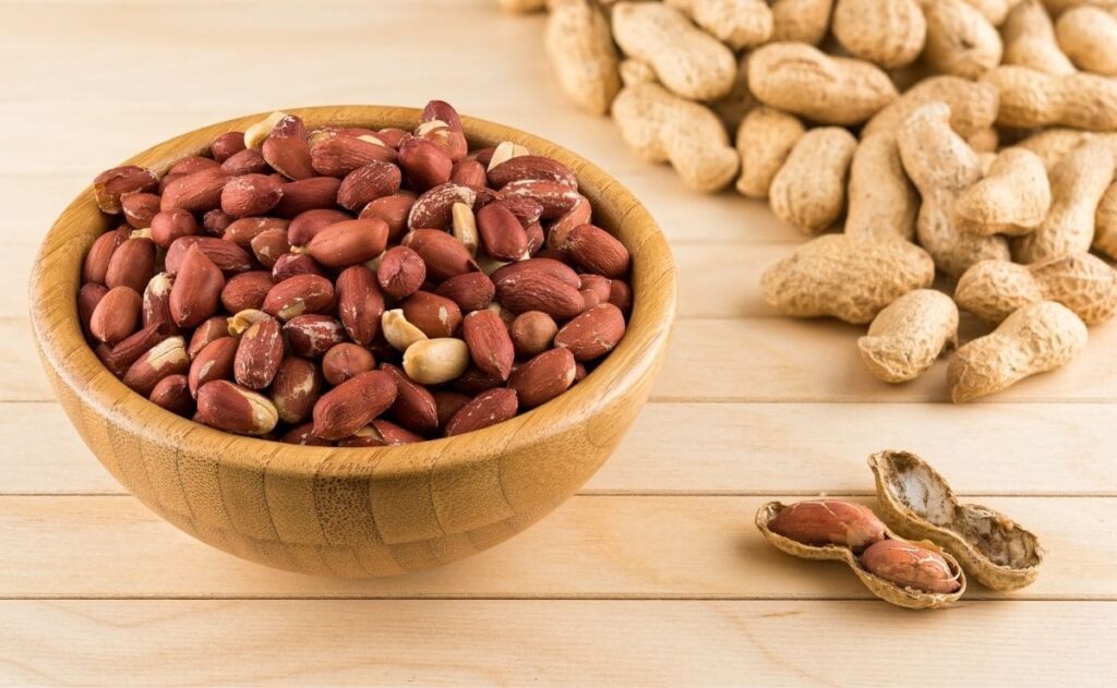 Beneficios cáscara de cacahuetes