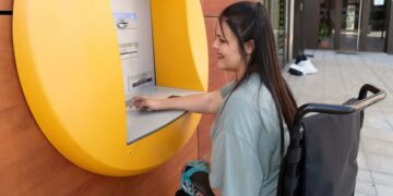 Cajero automático para personas con discapacidad