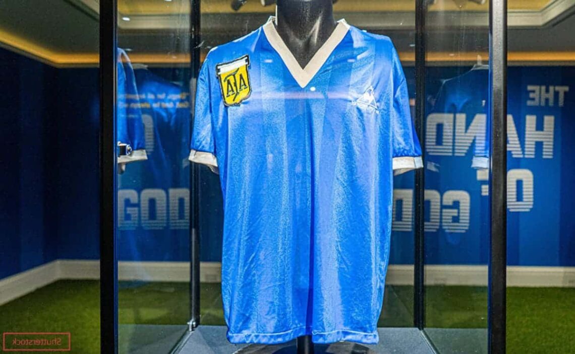 Camiseta mano de Dios Maradona