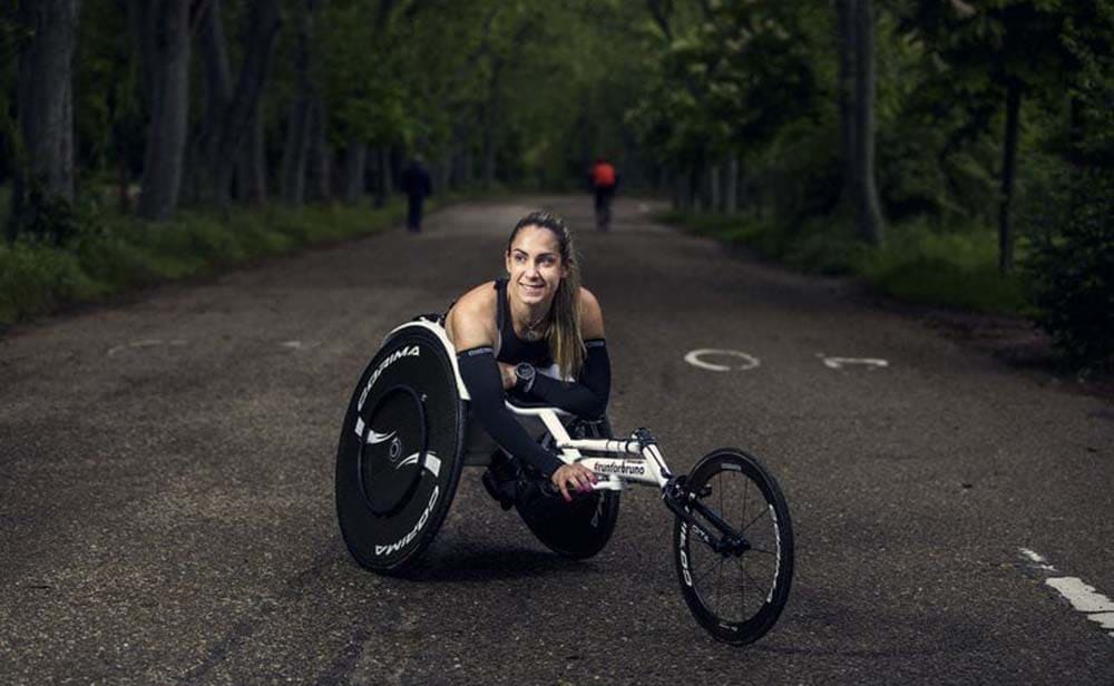 Carmen Giménez atleta con discapacidad silla