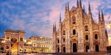 Plaza del Duomo, uno de los puntos más reconocibles de la ciudad de Milán