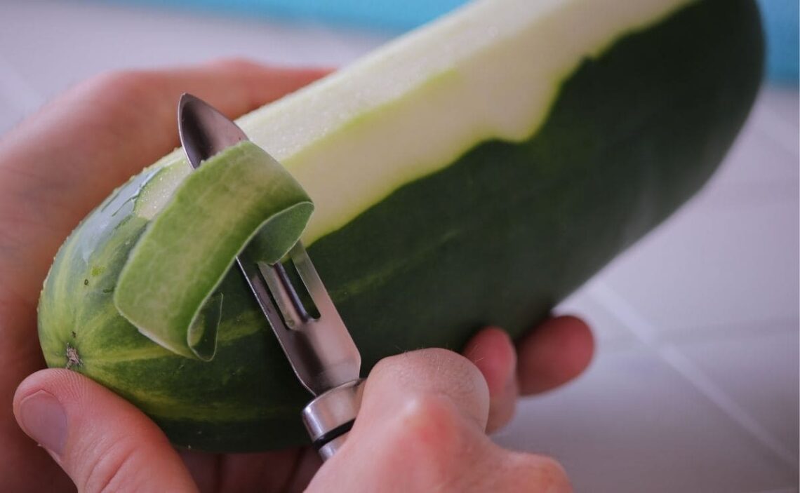 Cáscara de pepino