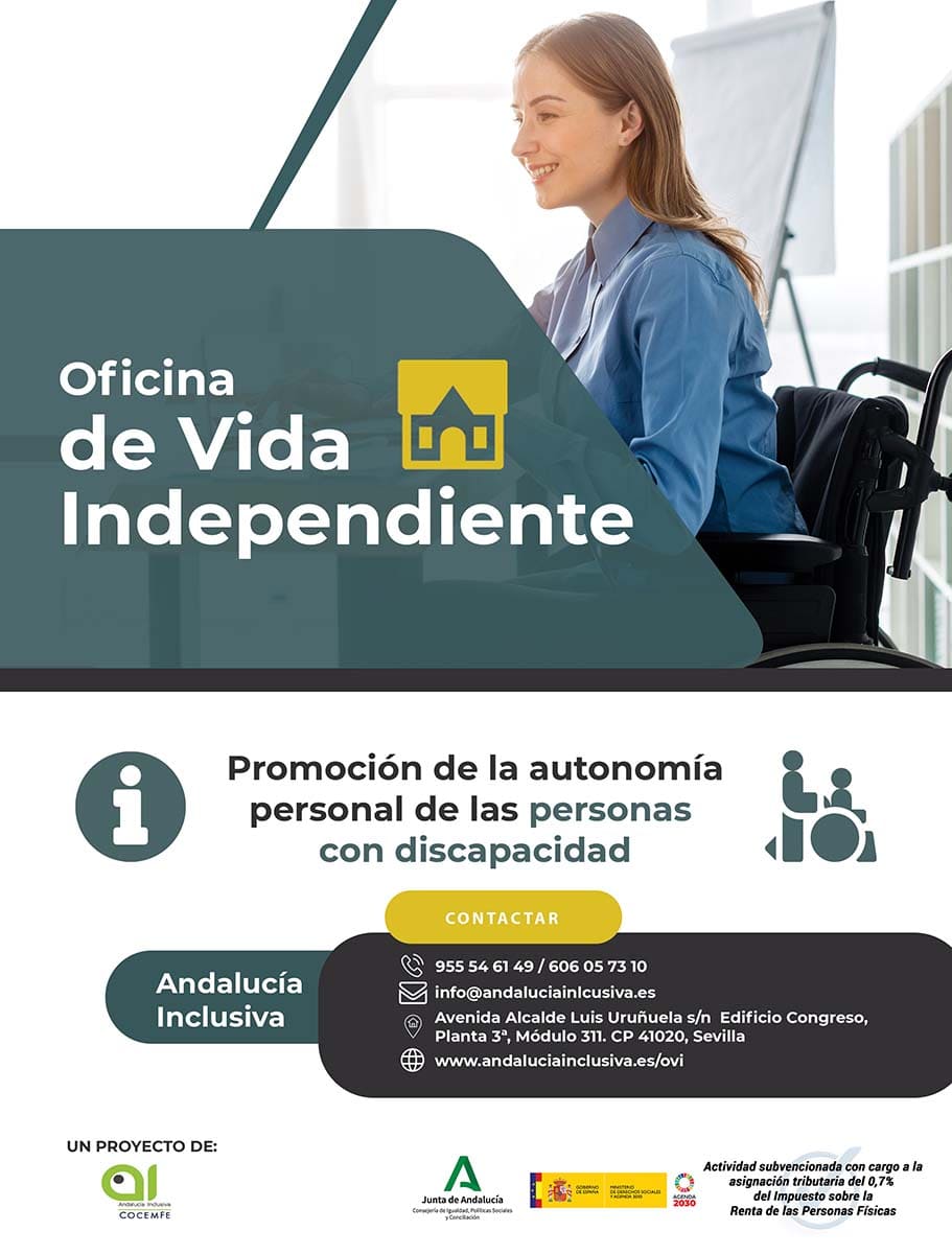 Catel oficina de vida independiente Andalucía Inclusiva para las personas con discapacidad