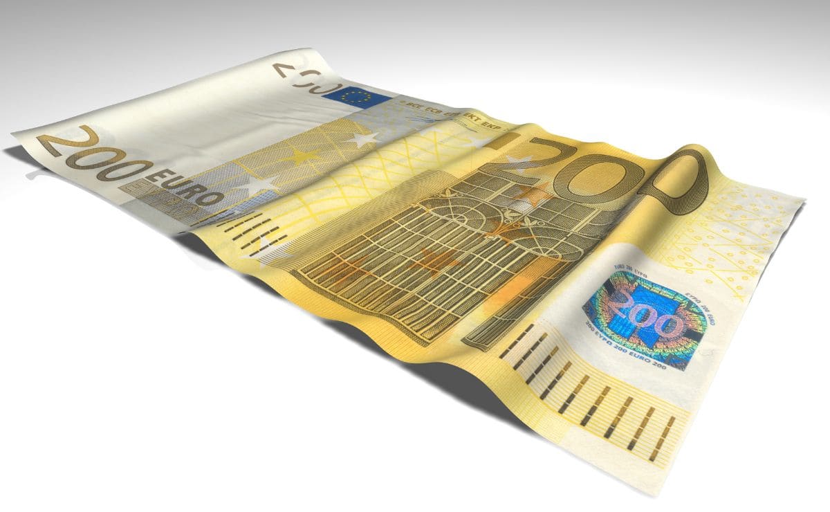 Cheque de 200 euros./ Foto de Canva